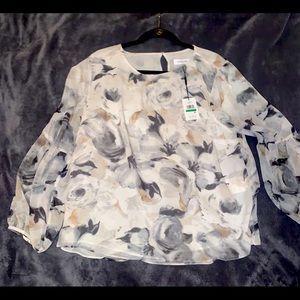 Calvin Klein double layered top